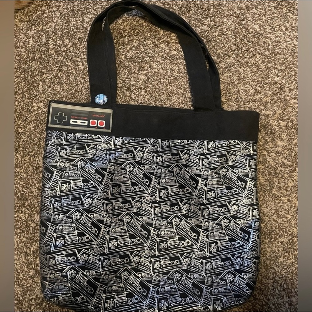 Nintendo Controller tote bag